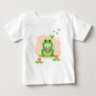 Camiseta De Bebé Rana el día de San Valentín