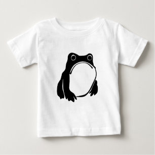 Camiseta De Bebé Rana gruñón dibujando arte japonés de Matsumoto Ho