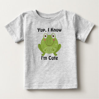Camiseta De Bebé Rana linda