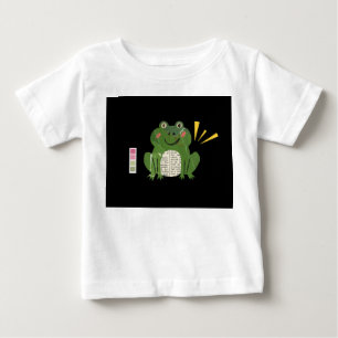 Camiseta De Bebé Rana y brote
