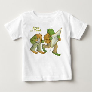 Camiseta De Bebé Rana y toad vuelan una cometa