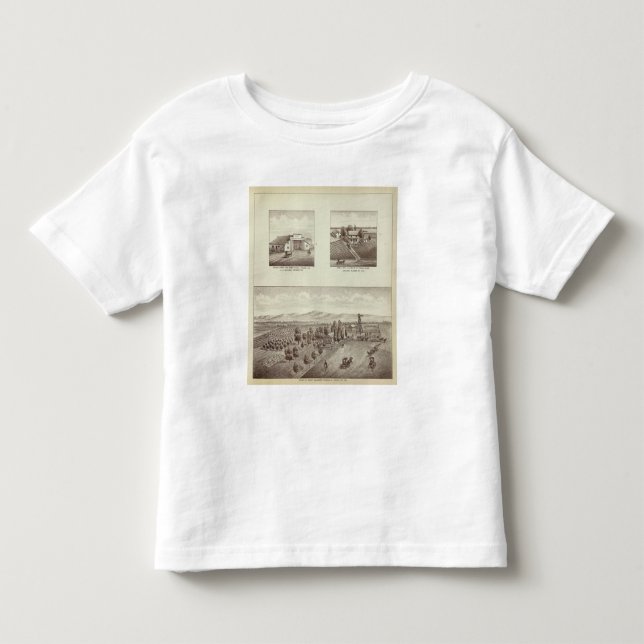 Camiseta De Bebé Rancho de Hunsaker, Woodville (Anverso)