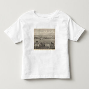 Camiseta De Bebé Rancho del Brae del molino, Kansas