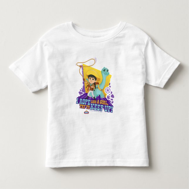 Camiseta De Bebé Rancho Dino | Min y Clover (Anverso)