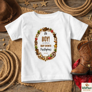 Camiseta De Bebé Rancho Rodeo del Salvaje Oeste Vaquero   Bebé Occi