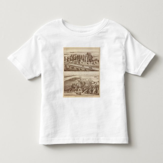 Camiseta De Bebé Ranchos, Hanford, caloría (Anverso)