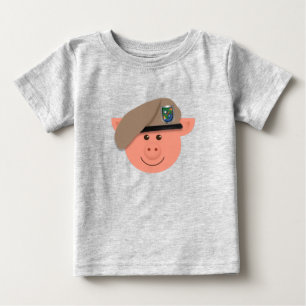 Camiseta De Bebé Ranger cerdito bebé  