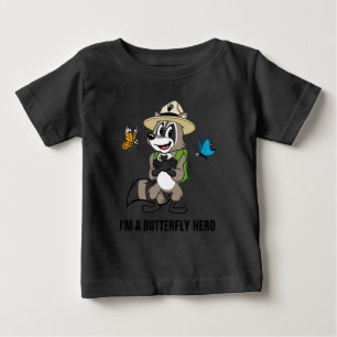 Camiseta De Bebé Ranger Rick   Héroe de mariposa - Rótulo de maripo