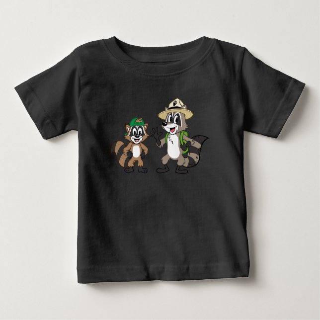 Camiseta De Bebé Ranger Rick | Ranger Rick & Ricky (Anverso)