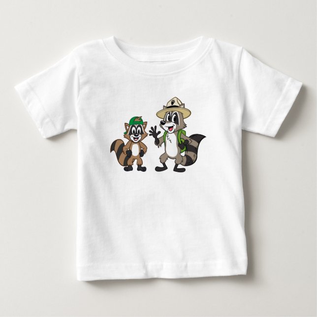 Camiseta De Bebé Ranger Rick | Ranger Rick & Ricky (Anverso)