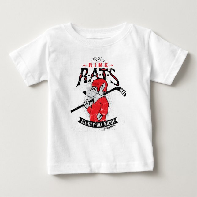 Camiseta De Bebé Rasgos Rasgos Hockey Bebé (Anverso)