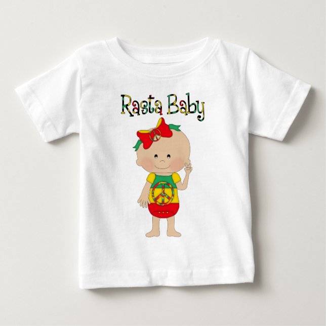 Camiseta De Bebé Rasta Baby (Anverso)