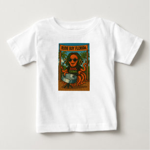 Camiseta De Bebé Rasta Octopus T-Shirt