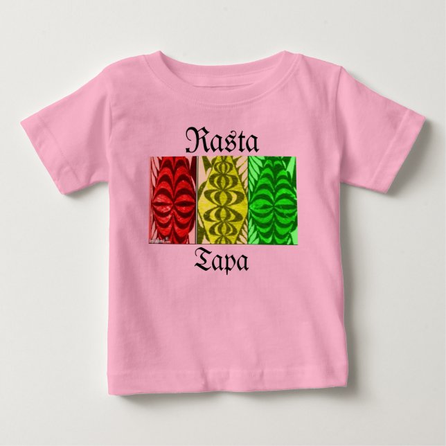 Camiseta De Bebé Rasta Tapa Baby Shirt (Anverso)