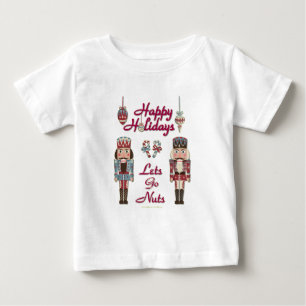 Camiseta De Bebé Rastreador de nueces de vacaciones deja ir a las n