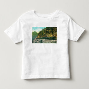Camiseta De Bebé Rastro al norte del punto rocoso, del paso blanco