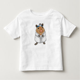 Camiseta De Bebé Rat as Doctor with Doctor's coat