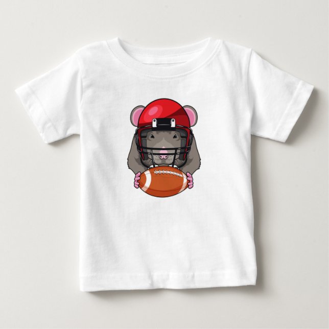 Camiseta De Bebé Rat en deportes de fútbol (Anverso)