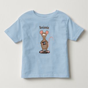 Camiseta De Bebé Rata divertida con ilustracion de personalizado de