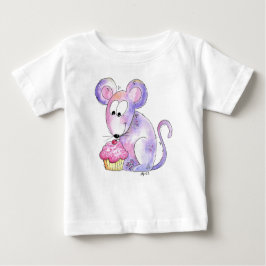 Camiseta De Bebé Ratón caprichoso y caprichoso