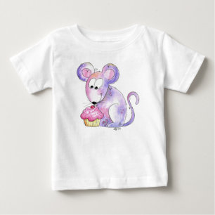 Camiseta De Bebé Ratón caprichoso y caprichoso