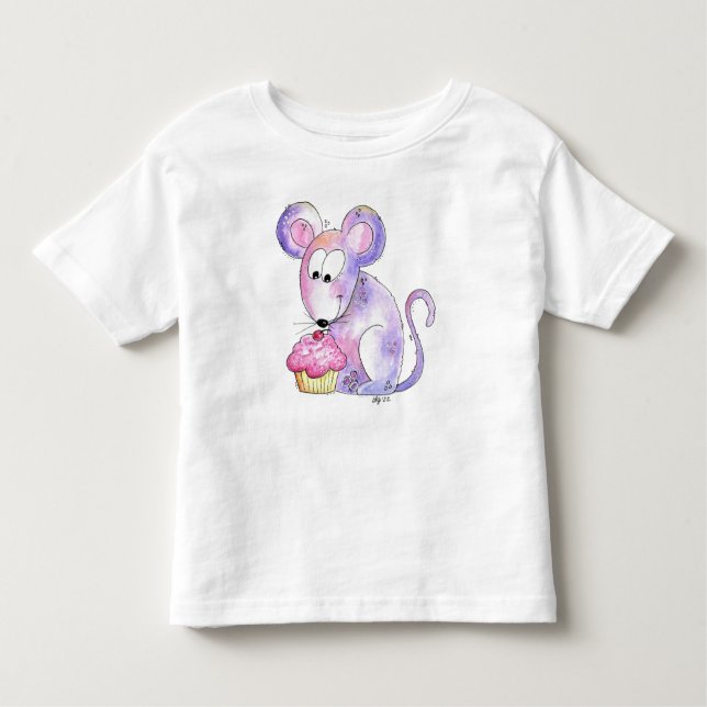 Camiseta De Bebé Ratón caprichoso y caprichoso (Anverso)
