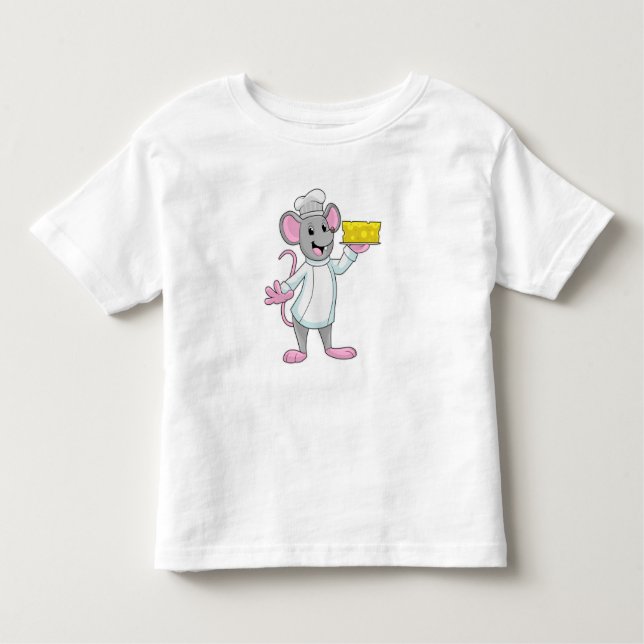 Camiseta De Bebé Ratón cocinado con queso (Anverso)
