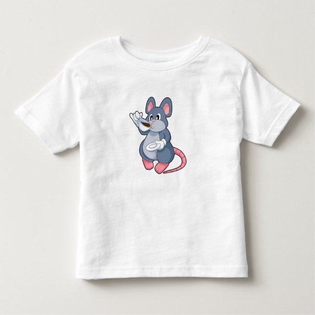 Camiseta De Bebé Ratón con café (Anverso)