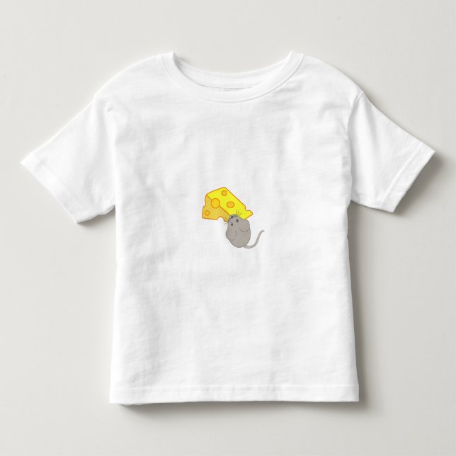 Camiseta De Bebé Ratón con queso (Anverso)