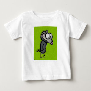 Camiseta De Bebé Ratón en una llave