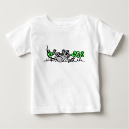 Camiseta De Bebé Ratón Jugando En Chispas