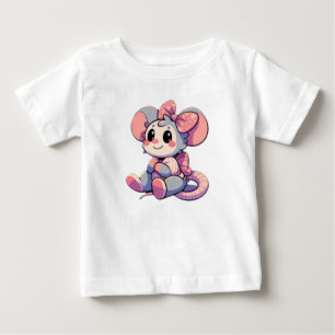Camiseta De Bebé ratón personalizado