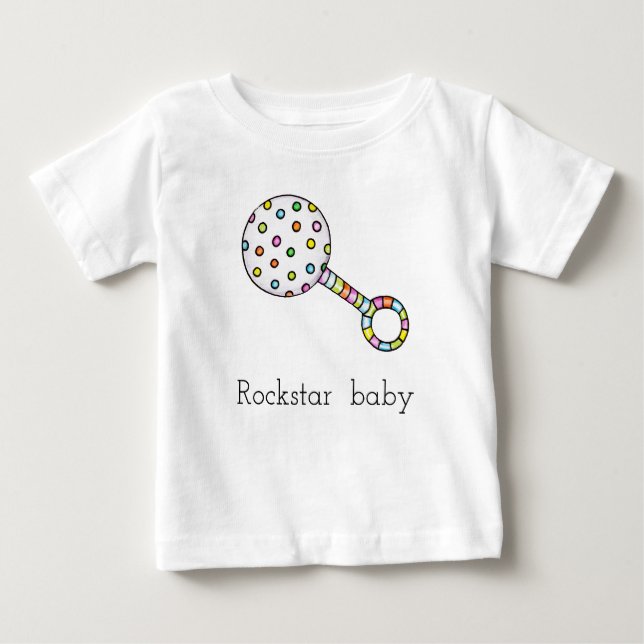 Camiseta De Bebé Rattle (Anverso)