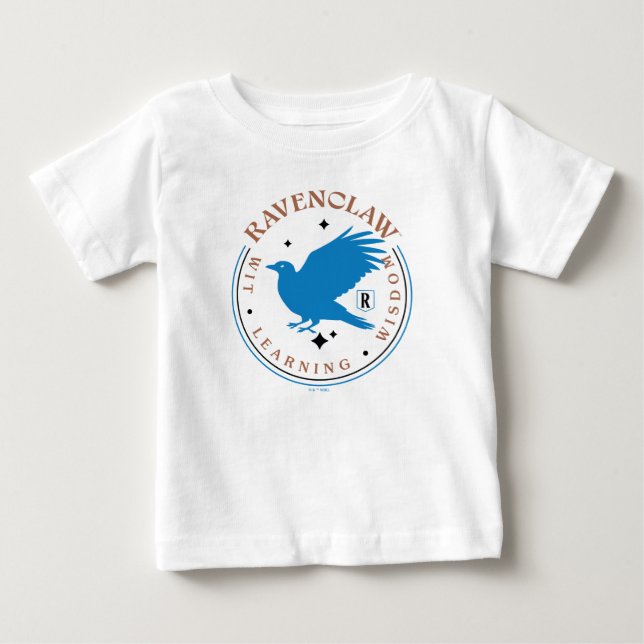 Camiseta De Bebé RAVENCLAW™ Blue Eagle House Pride Badge (Anverso)