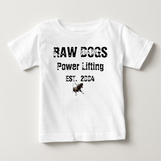 Camiseta De Bebé RAW DOG Baby long - Customized (Anverso)