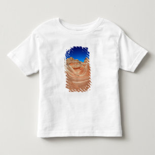 Camiseta De Bebé Rayas rojas, beige y amarillas en el viento y