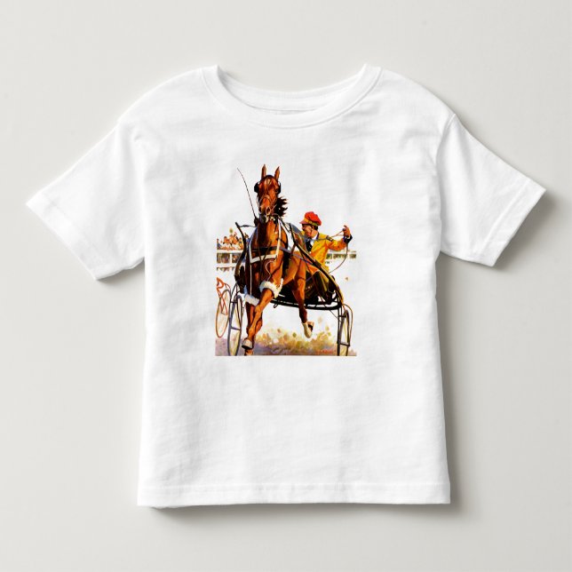 Camiseta De Bebé Raza de arnés (Anverso)
