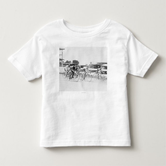 Camiseta De Bebé Raza de bicicleta en fotografía del Washington DC (Anverso)