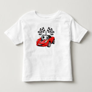 Camiseta De Bebé Raza de la bandera del personalizado de coche ráp