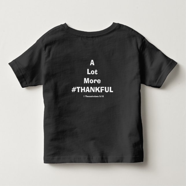 Camiseta De Bebé RCCG #Thankful T-Shirt toodlers (Reverso)