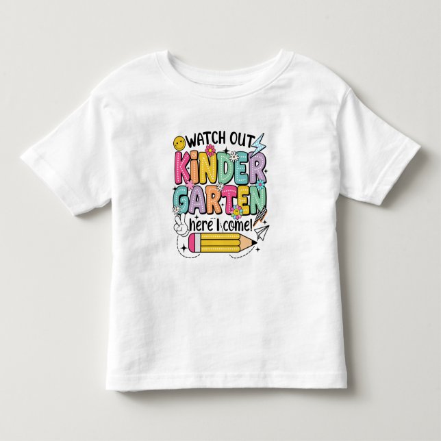 Camiseta De Bebé Ready for Kindergarten Adventure! (Anverso)