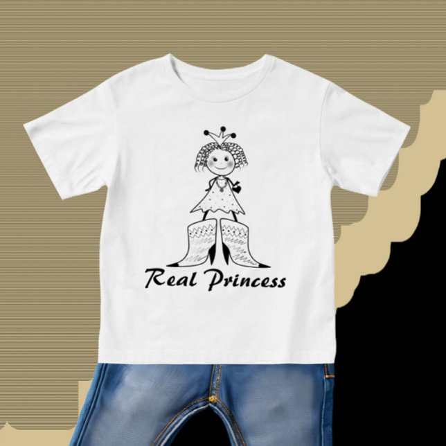 Camiseta De Bebé Real princesa (Subido por el creador)