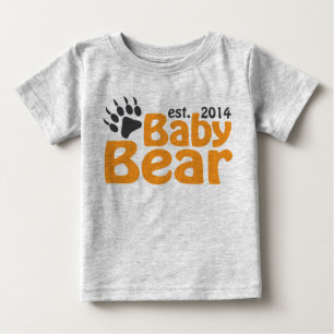 Camiseta De Bebé Recién nacido del oso de Babay llevado en 2014