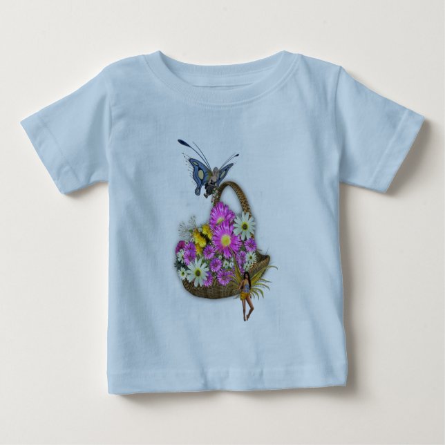 Camiseta De Bebé Recolectores de canasta de primavera (Anverso)