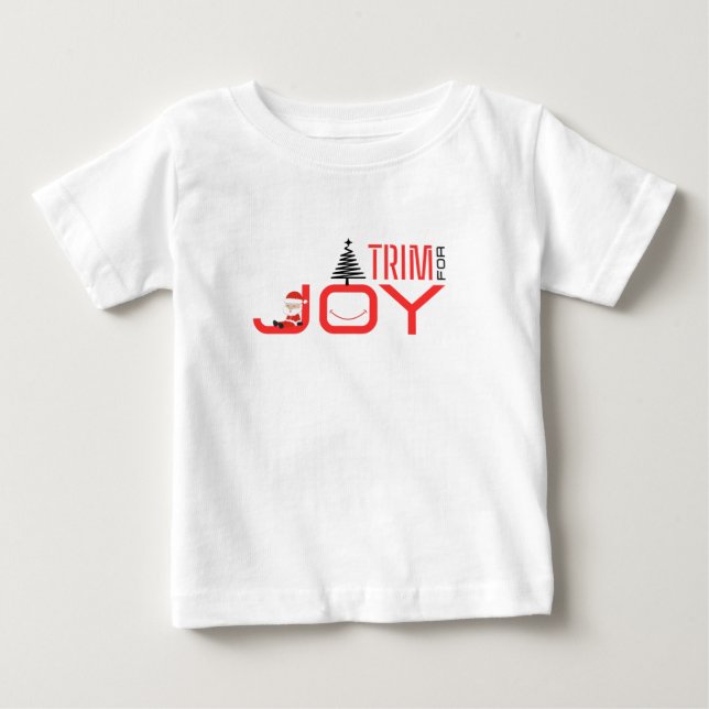 Camiseta De Bebé Recorta para Alegría (Anverso)