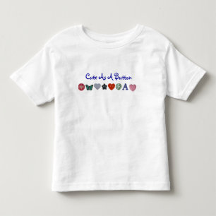 Camiseta De Bebé Recortar como botón