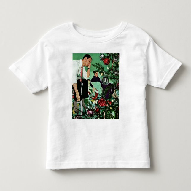 Camiseta De Bebé Recorte del árbol (Anverso)