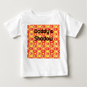 Camiseta De Bebé Rectángulos apilados cálidos