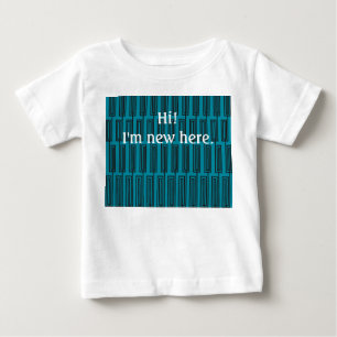 Camiseta De Bebé Rectángulos continuos
