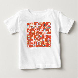 Camiseta De Bebé Rectángulos modernos de mediados del siglo